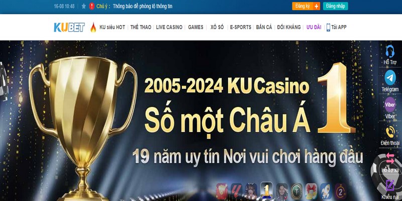 Lưu ý chọn chuẩn website KUBET chính thức đăng ký