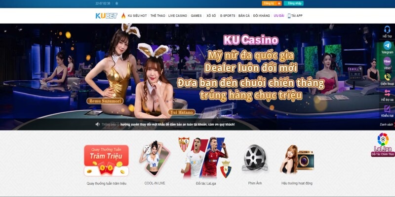 Sử dụng link chính thức để thực hiện đăng nhập Kubet